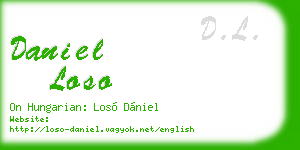 daniel loso business card